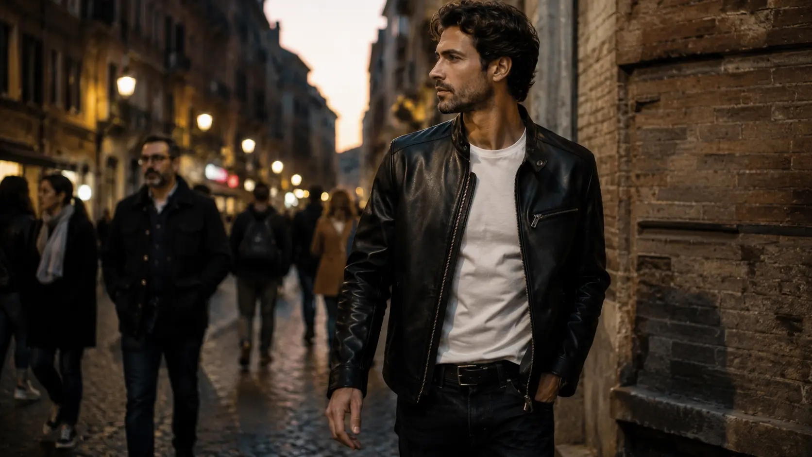 Urban Leather: The Street-Ready Man