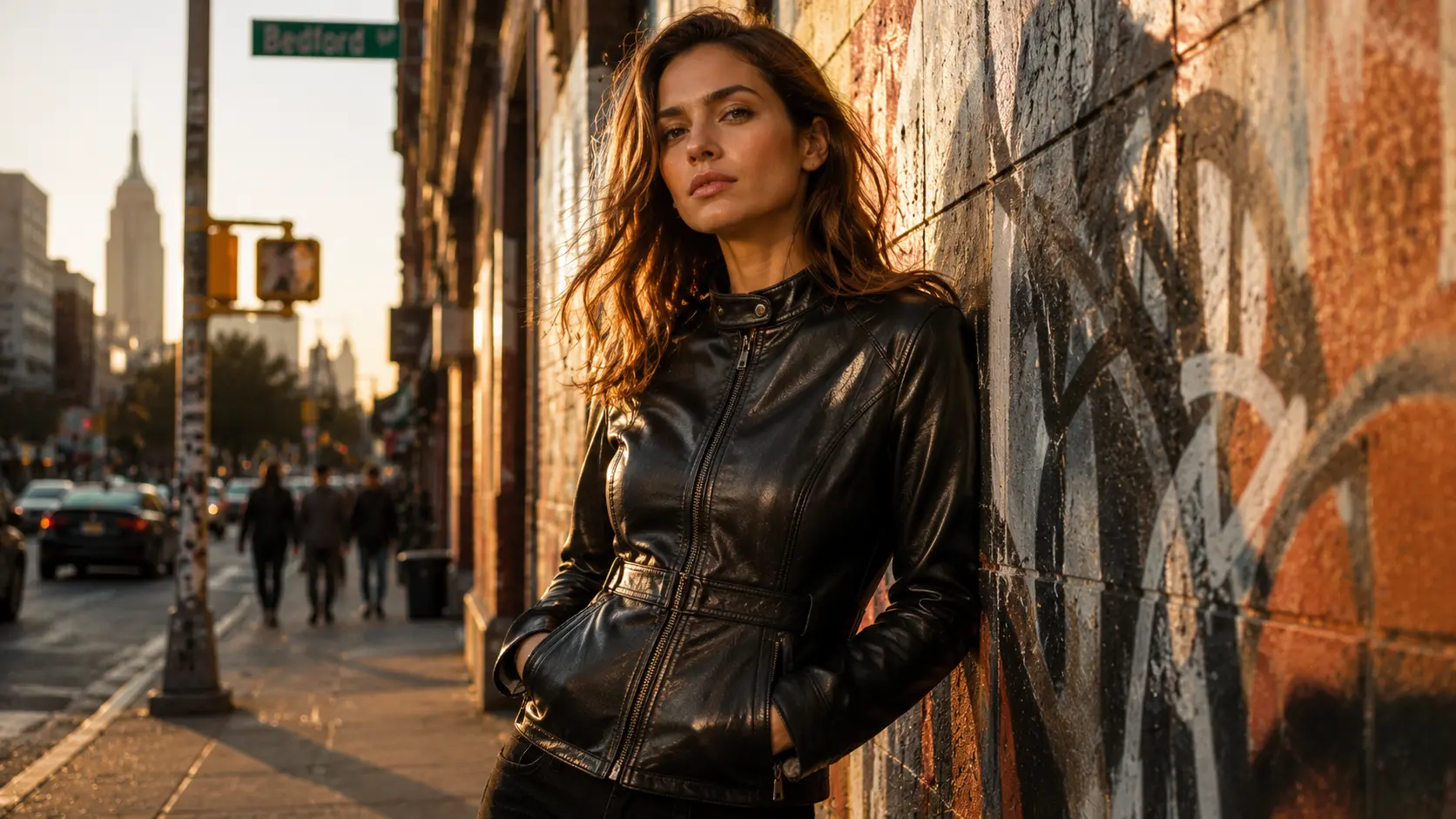 City Edge: The Women's Leather Jacket