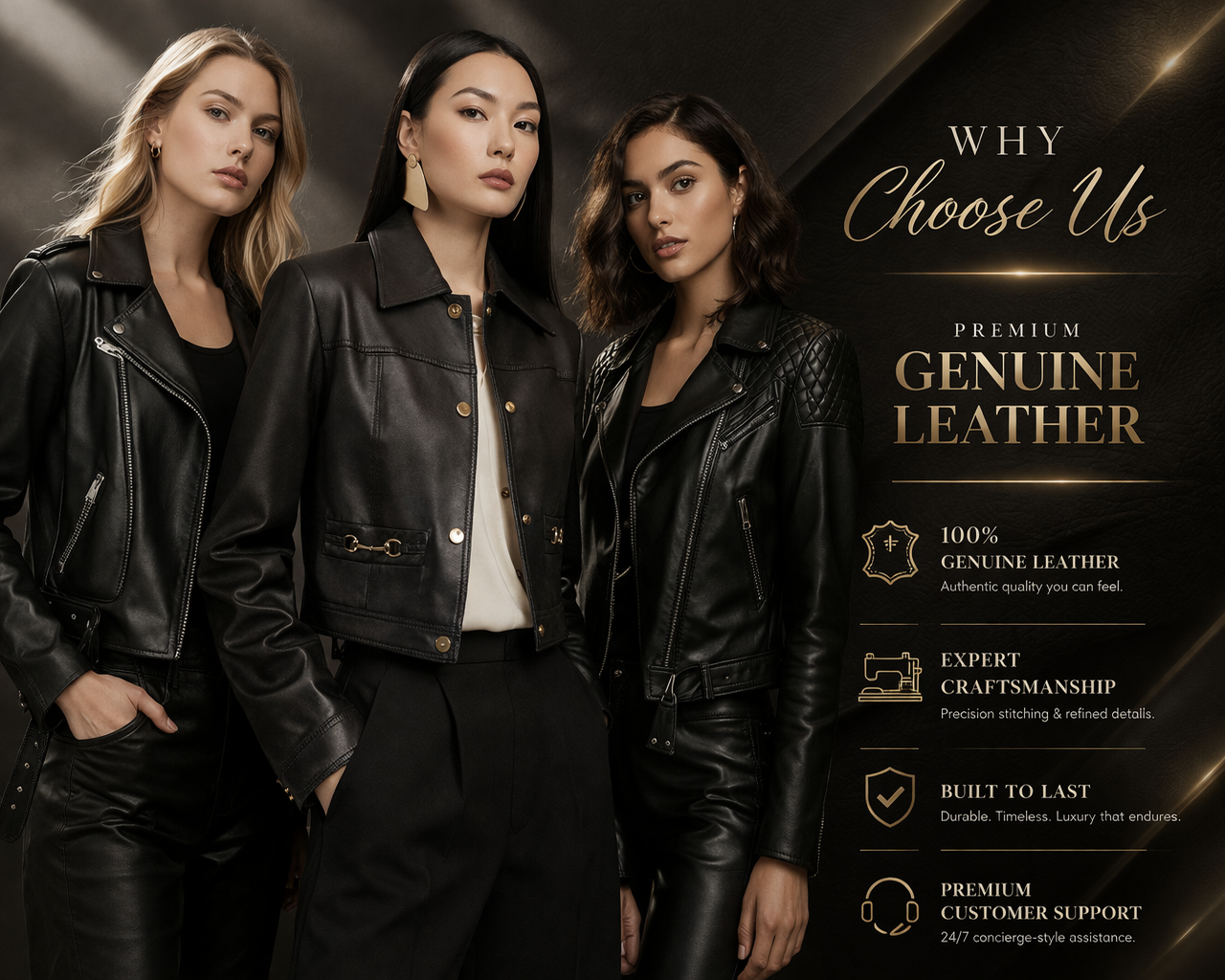 Why Choose FDwears - Premium Quality Leather Jackets