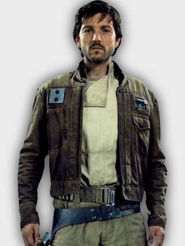 Brown Stand-Collar Field Jacket