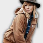 Camel Brown Bomber Jacket
