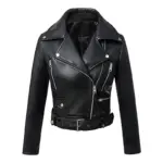 Diane Black Motorcycle Leather Jacket