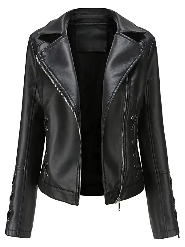 Joyce Black Leather Jacket