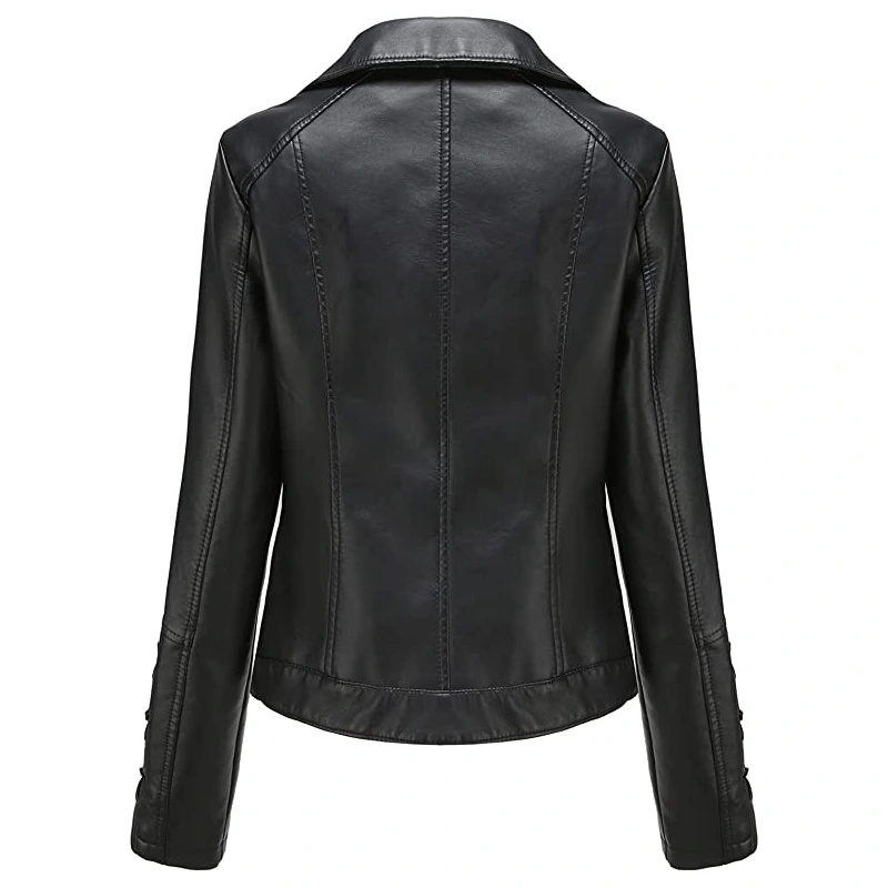 Joyce Black Leather Jacket