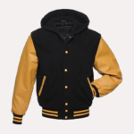 Black and Yellow Varsity Jacket