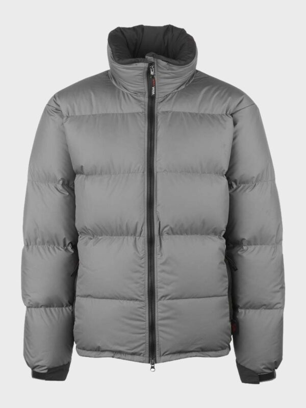 Grey Puffer Down Jacket