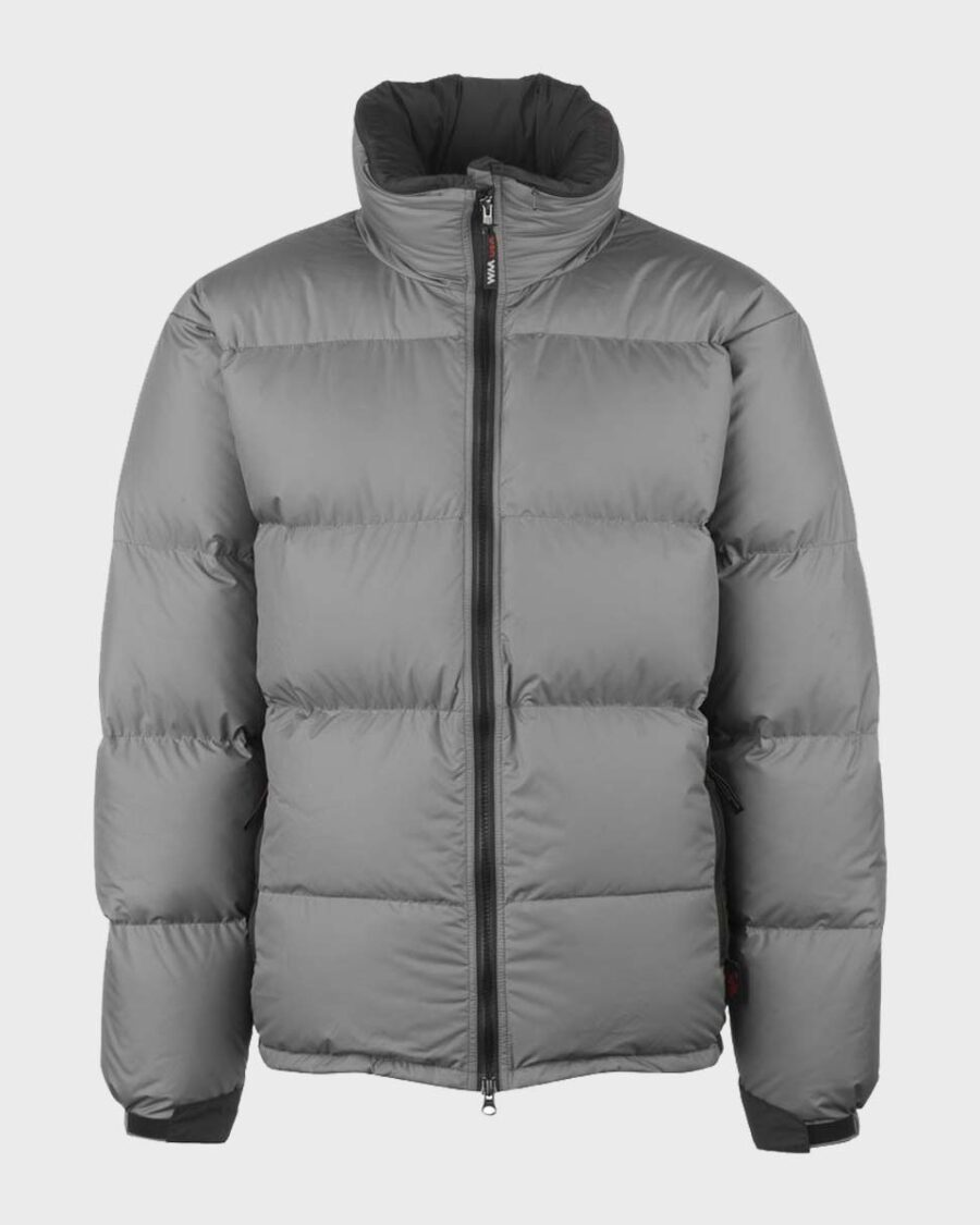 Grey Puffer Down Jacket