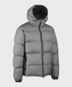 Grey Puffer Down Jacket