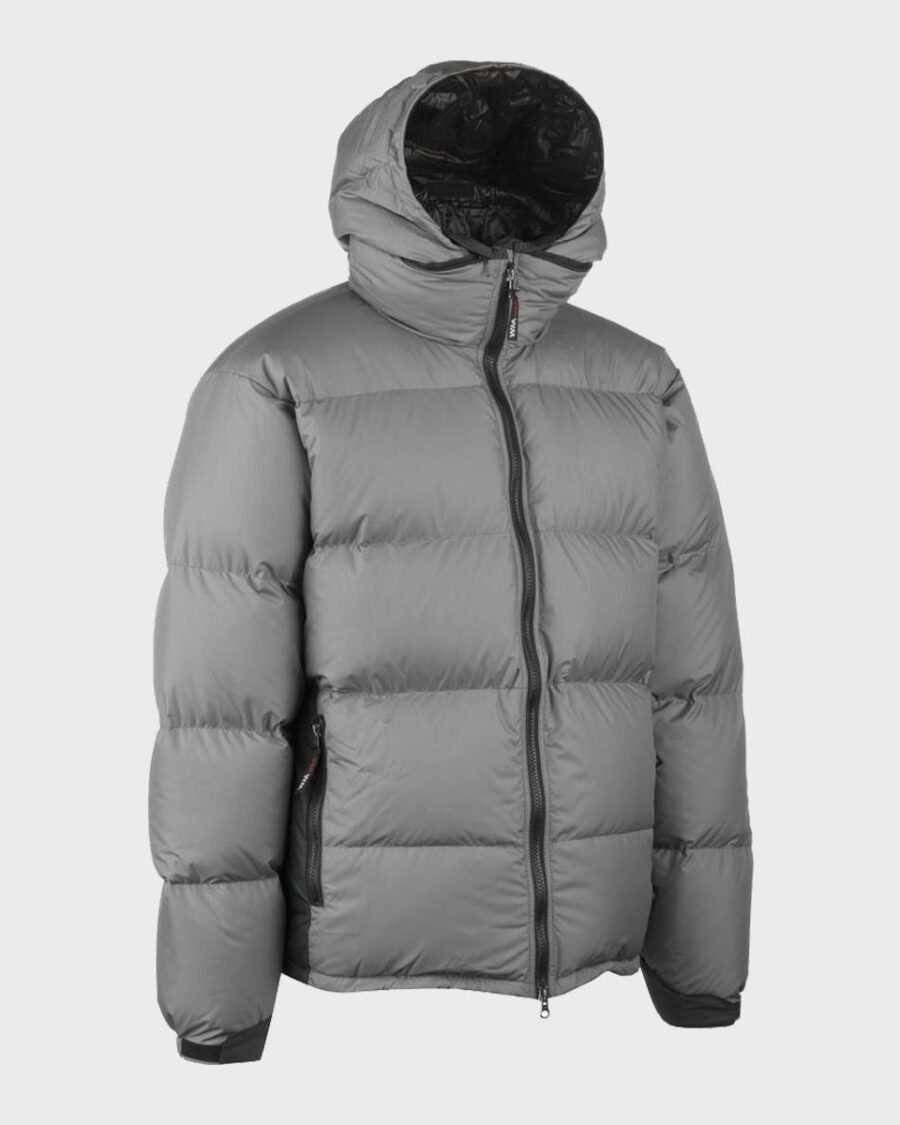 Grey Puffer Down Jacket