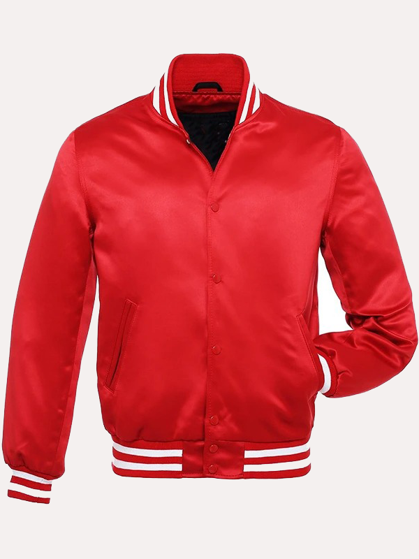 Jesse Red Varsity Jacket