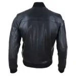Matthew Black Bomber Leather Jacket