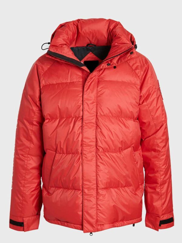 Mens Puffer Red Jacket