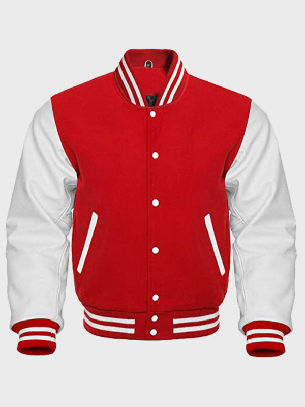 Red and White Baseball Jacket