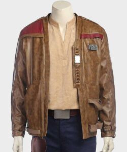 Belted Pilot Leather Jacket