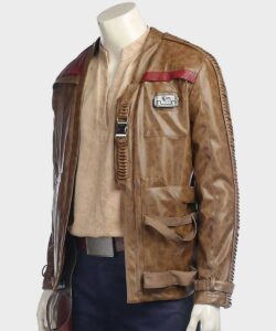Belted Pilot Leather Jacket