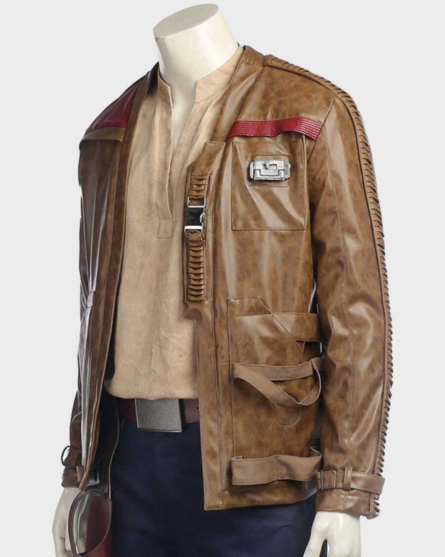 Belted Pilot Leather Jacket